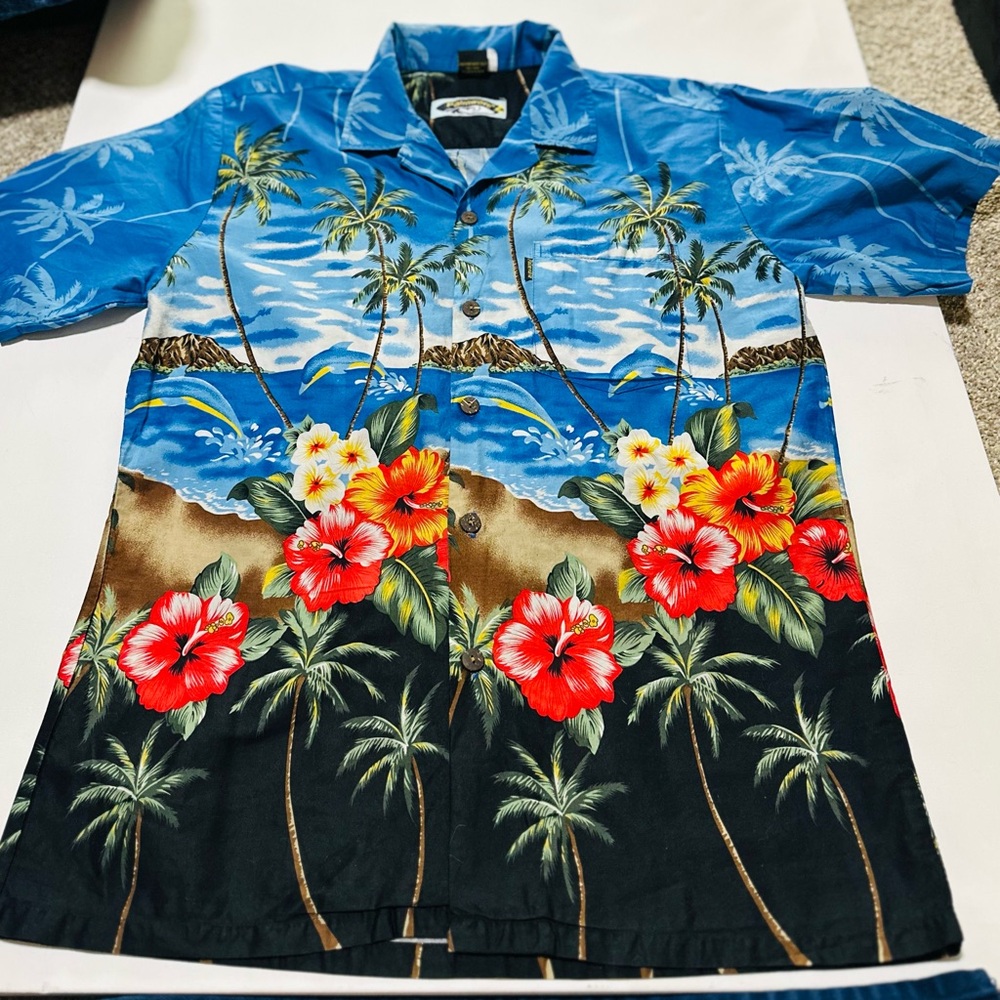 Tropical Blue Hawaiian Shirt